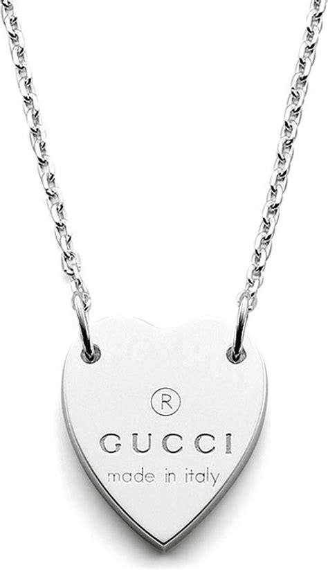 bracelet with gucci trademark heart|gucci necklace with heart pendant.